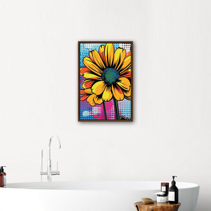 Vibrant Floral Pop Art -  Whimsical Floral Delight