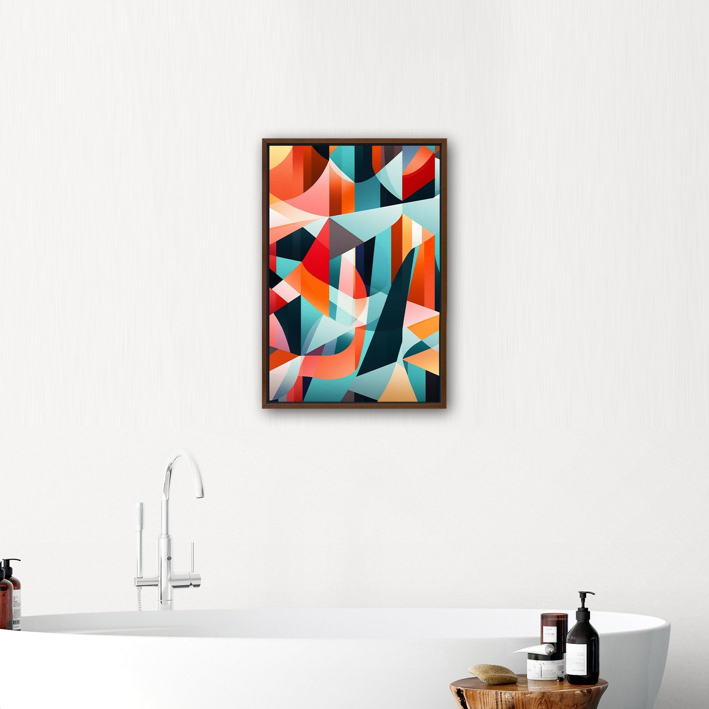 Bold geometric abstract wall art - Harmony in Motion