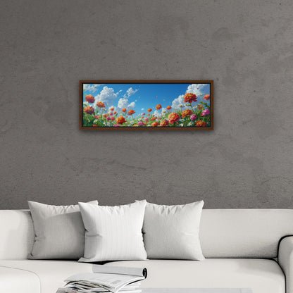 Vibrant, nature-inspired wall art - Enlivening Spring Garden