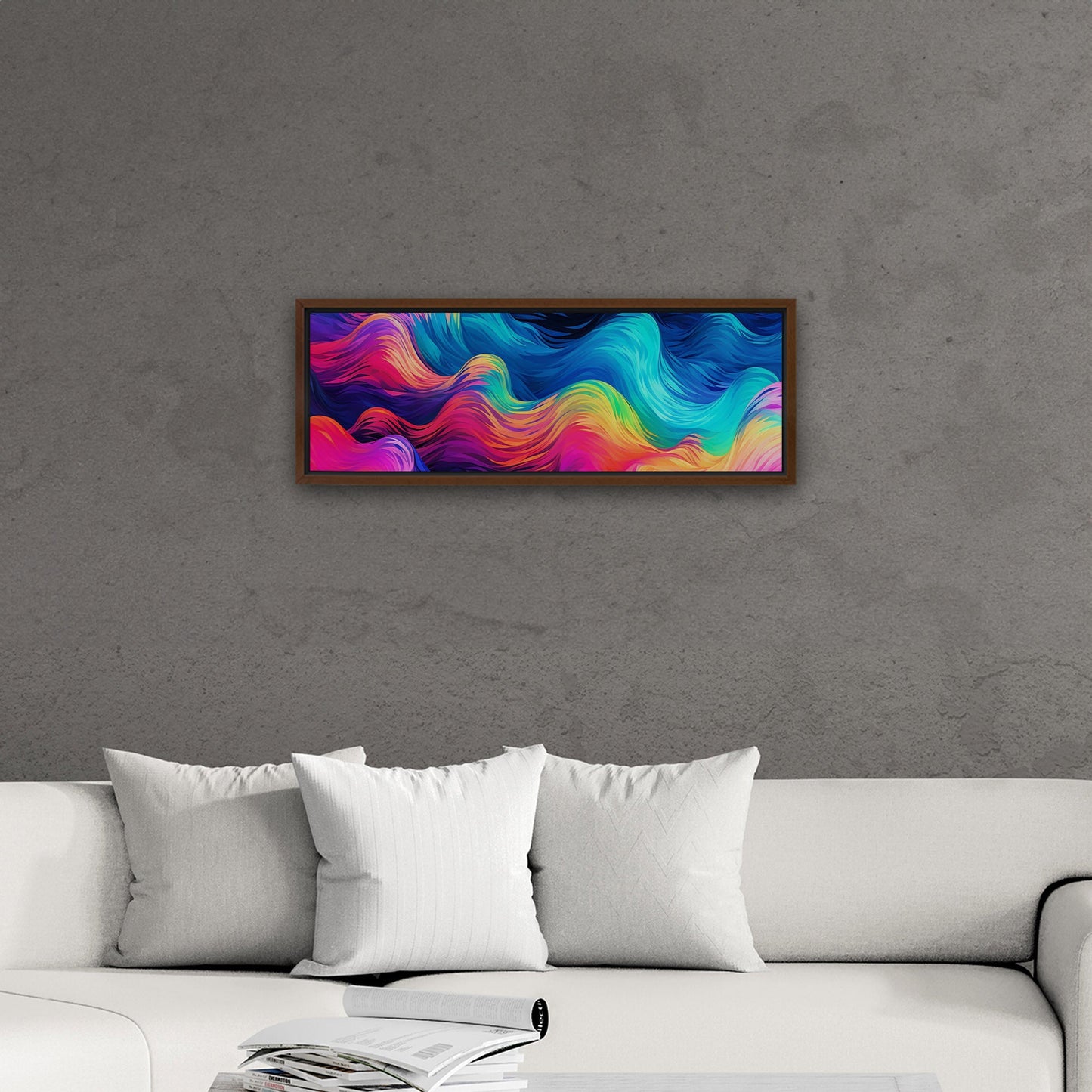 Abstract, vibrant wall art for modern spaces - Electric Dreams