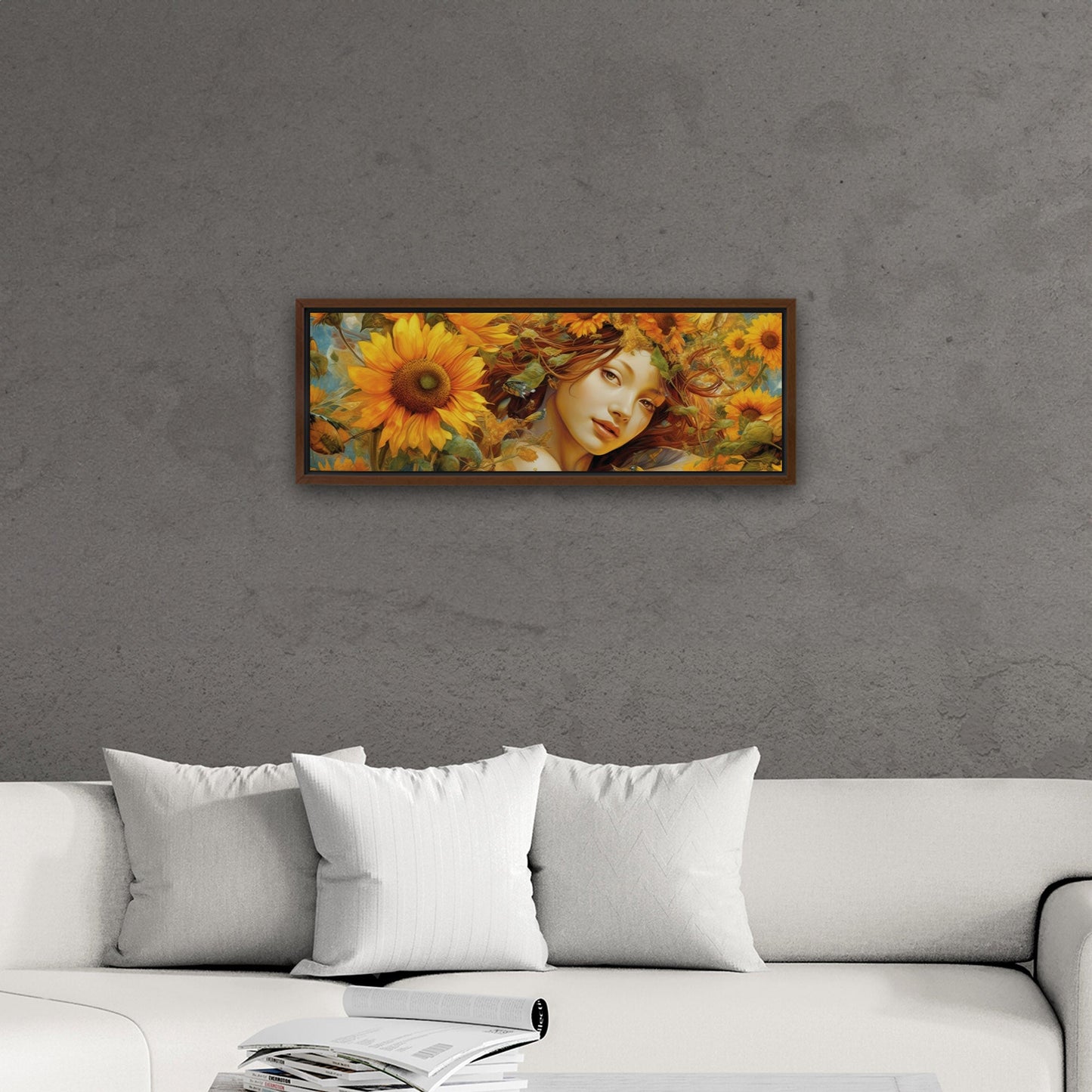 Captivating, elegant, intricate sunflower - Radiant Elegance -