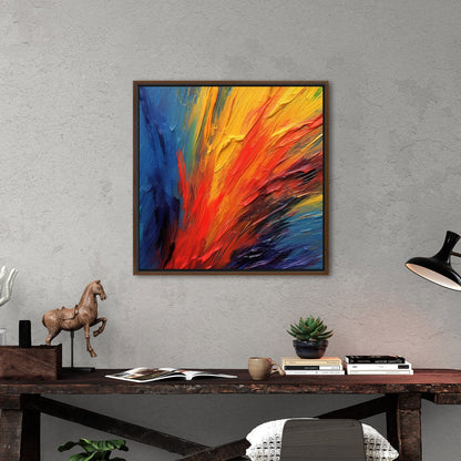 Vibrant oil pastel strokes, artistic textures, expressive abstract - Captivating Creativity