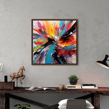 Immerse your space in dynamic, abstract art - Vivid Expression.