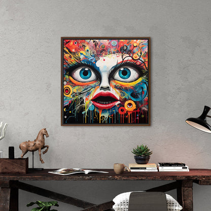 Psychedelic Surreal Portrait - Psychedelic Fusion: Artistic Evolution