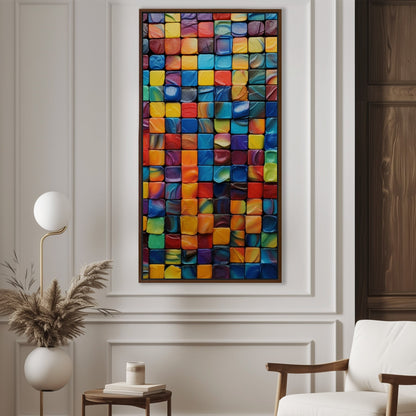 Mosaic Abstract Photorealistic Geometric Shapes - Mosaic Melody