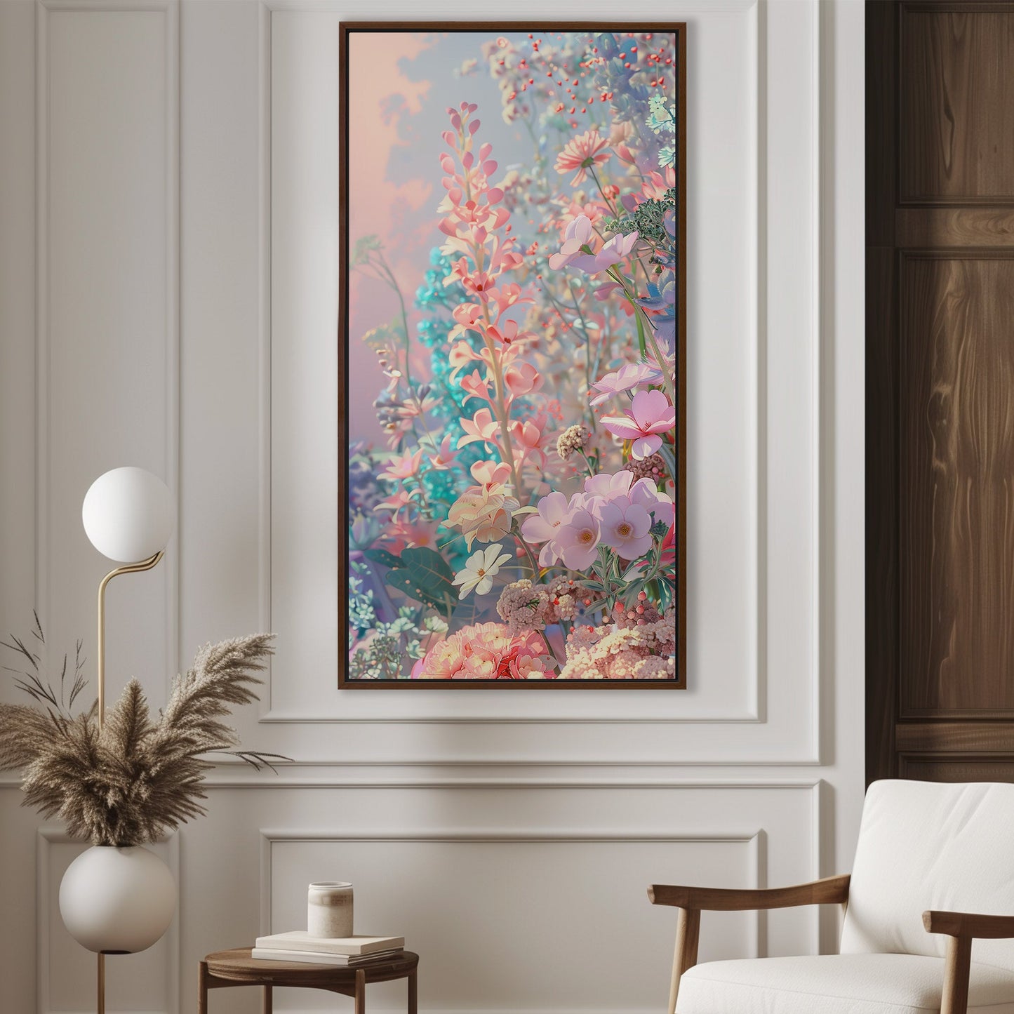 Captivating art in dreamy pastel - Enchanting Rainbow Dreams