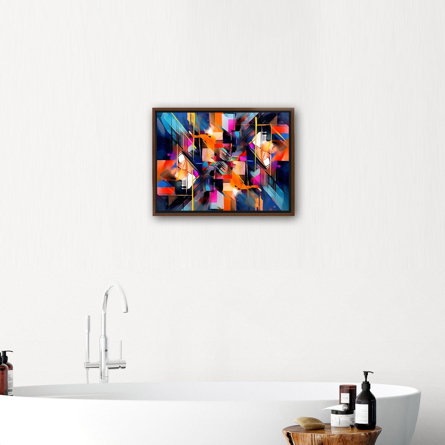 Bold abstract art piece - Vivid Spectrum