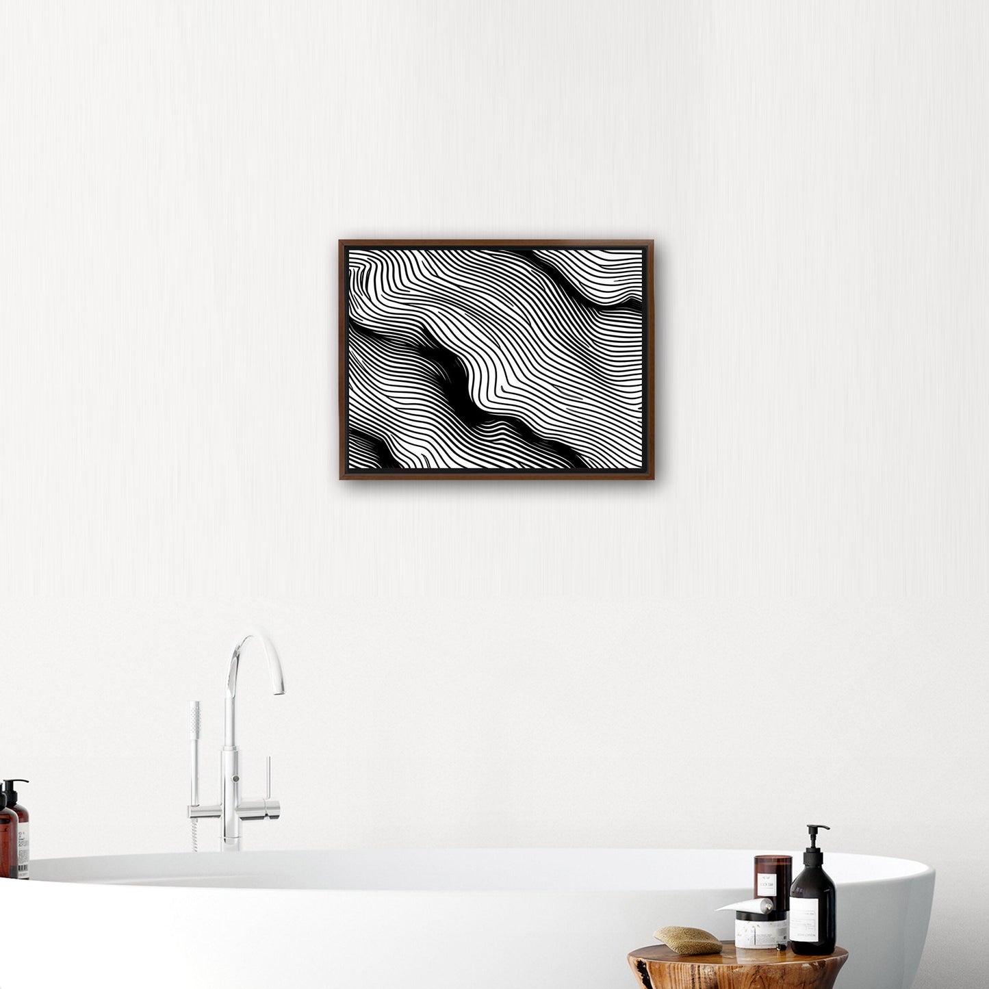 Elevate any space with sophisticated, intricate black and white wall art - Elegance Enigma