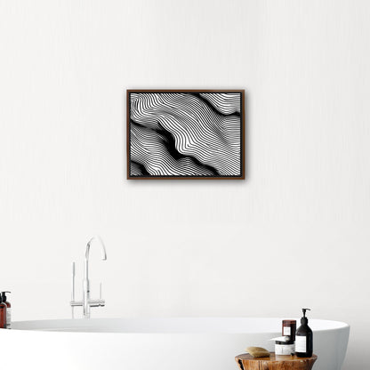 Elevate any space with sophisticated, intricate black and white wall art - Elegance Enigma