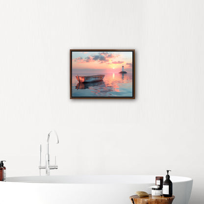 A mesmerizing digital masterpiece, evoking tranquil ocean serenity - Serene Seascape