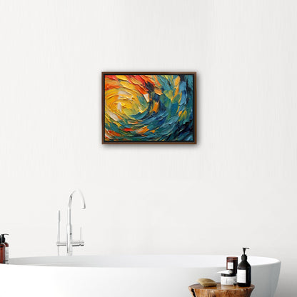 Artwork capturing essence of oil painting strokes - Whispering Echoes of Artistic Expression