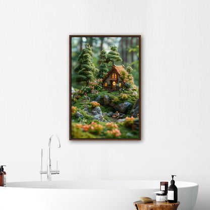 Enchanted Forest cottage 3D render - Dreamscape Woods