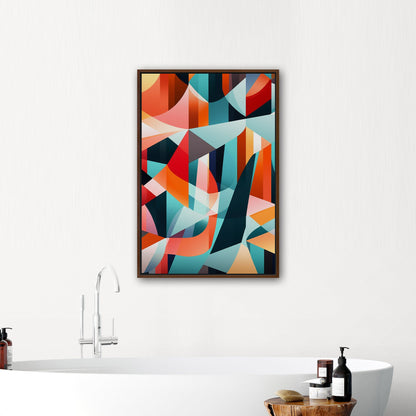 Bold geometric abstract wall art - Harmony in Motion