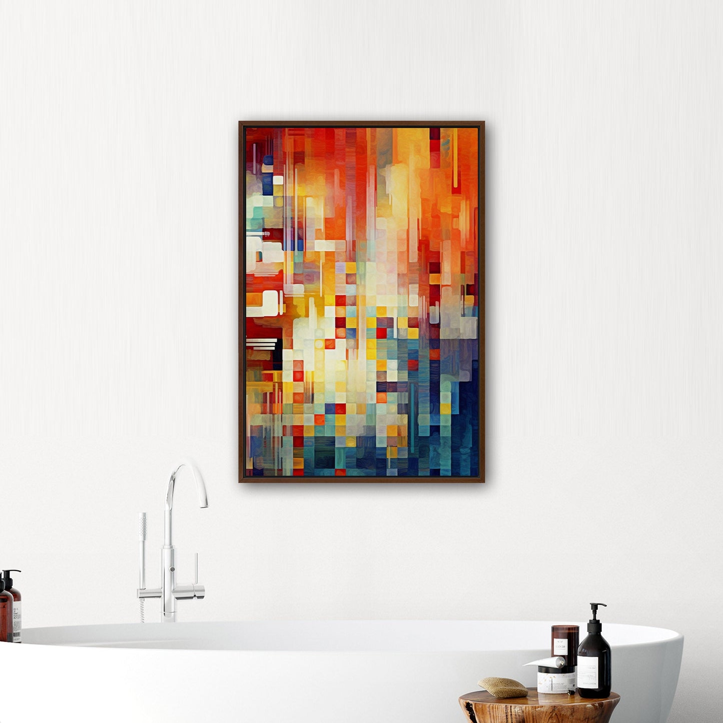 Abstract pixelated mosaic - Eclectic Dream