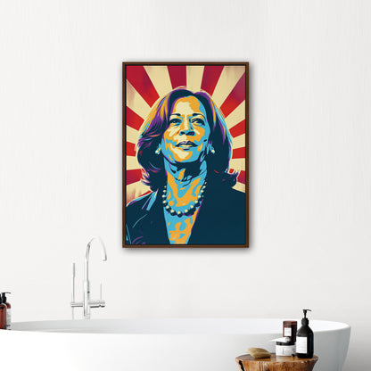 Kamala Harris - Regal Revolution in the Style of Obama Hope Poster