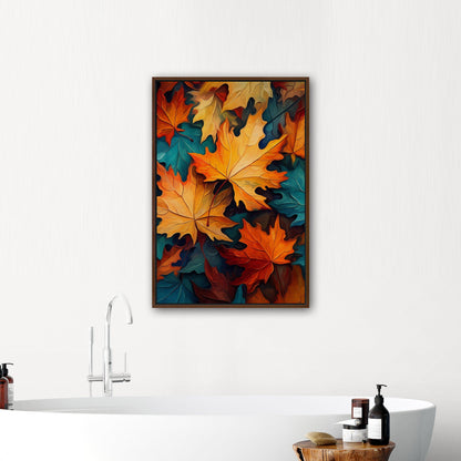 Painting of Autumn Leaves - Vivid Autumn Luminance