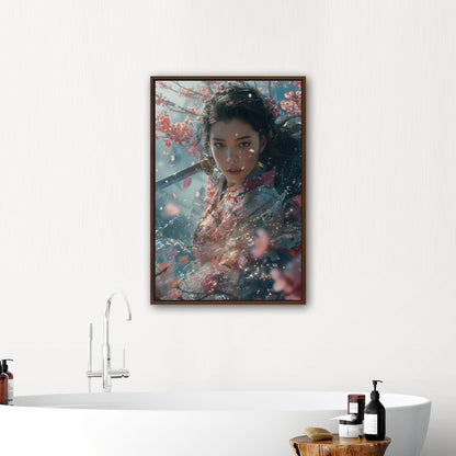 Figurative Portrait - Enchanted Sakura Garden