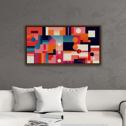 Geometric Abstract Painting - Vivid Visionary Vortex