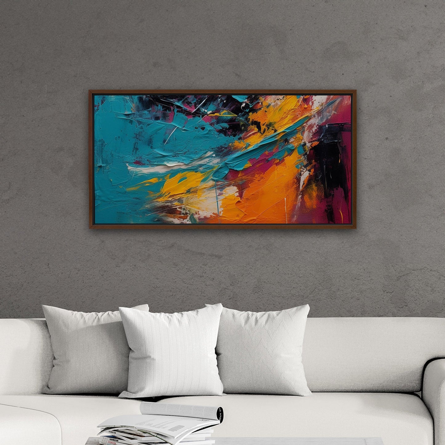 Bold abstract expressionism exudes energy - Energizing Sight