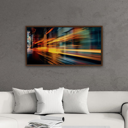 Dynamic motion blur of City Traffic - Enlivened Elegance