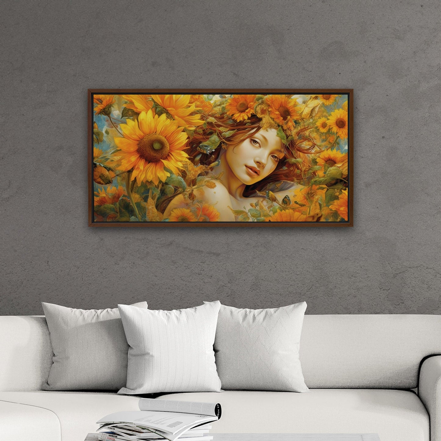 Captivating, elegant, intricate sunflower - Radiant Elegance -