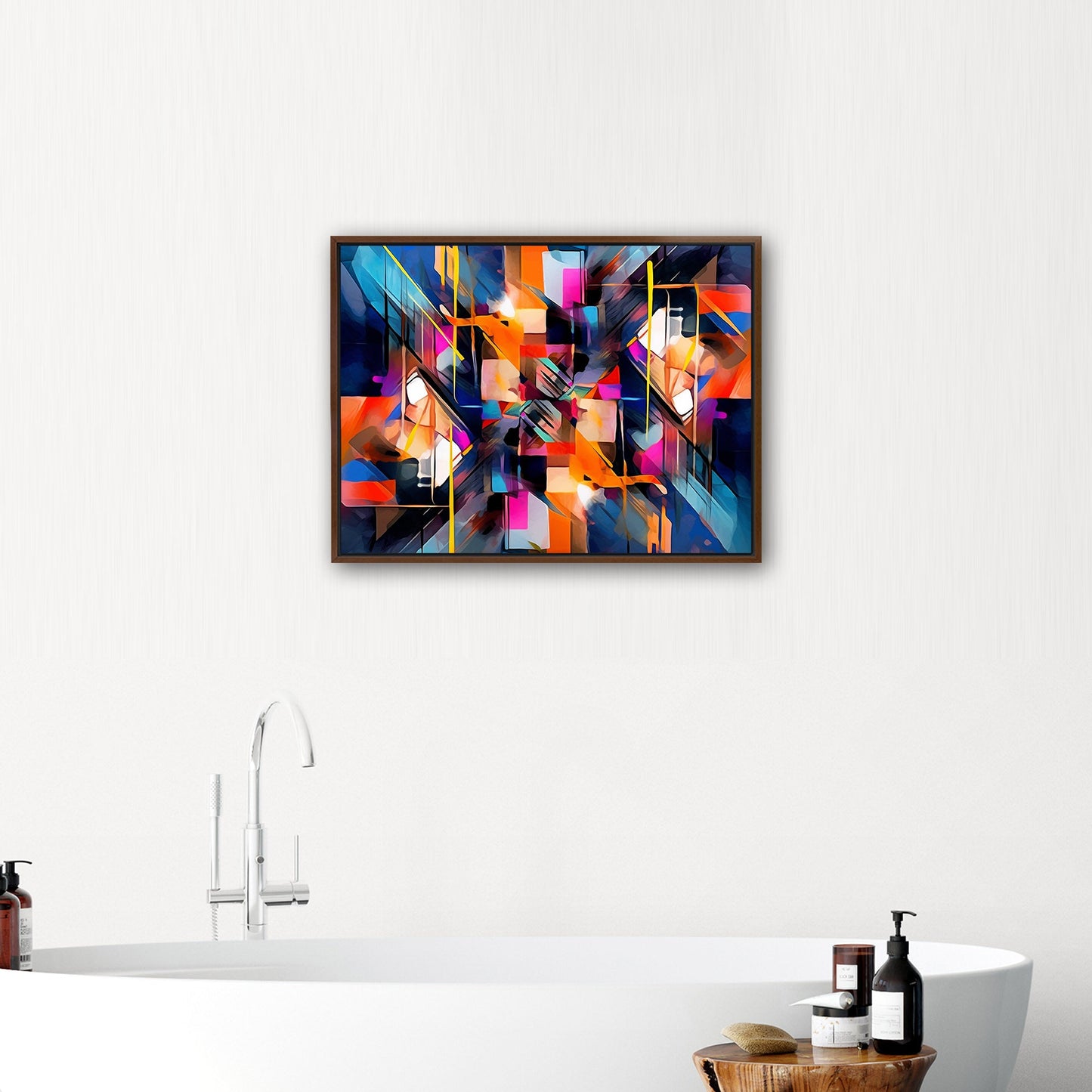 Bold abstract art piece - Vivid Spectrum