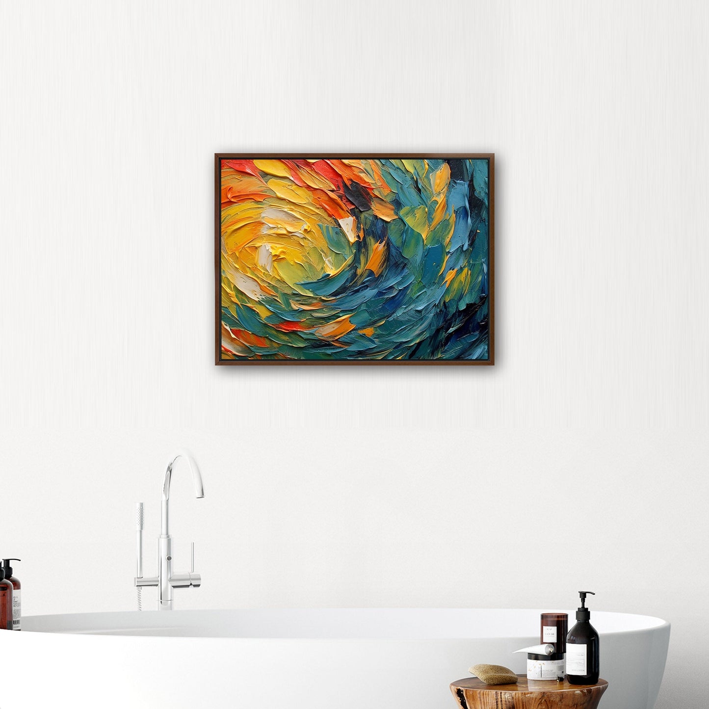 Artwork capturing essence of oil painting strokes - Whispering Echoes of Artistic Expression