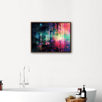 Innovative futuristic glitch abstract - Captivating Design