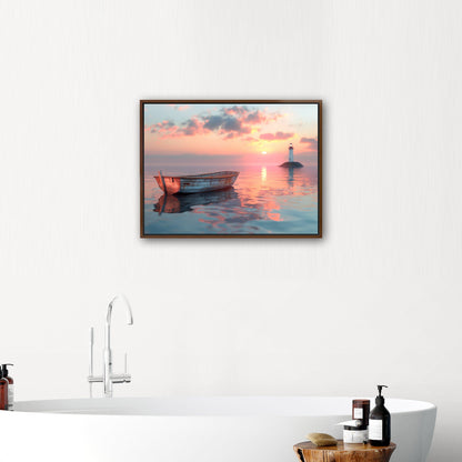 A mesmerizing digital masterpiece, evoking tranquil ocean serenity - Serene Seascape