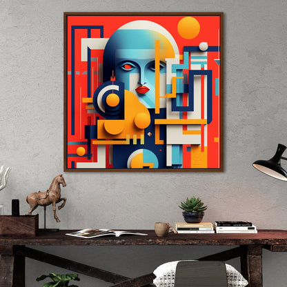 Vibrant art piece with bold graphic design and typography - Eclectic Energy