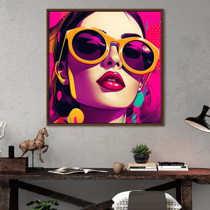 Pop Art Inspired Modern Render Portrait of a Woman - Power Pop: Bold Comic Chic Art