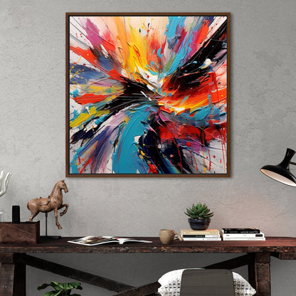 Immerse your space in dynamic, abstract art - Vivid Expression.