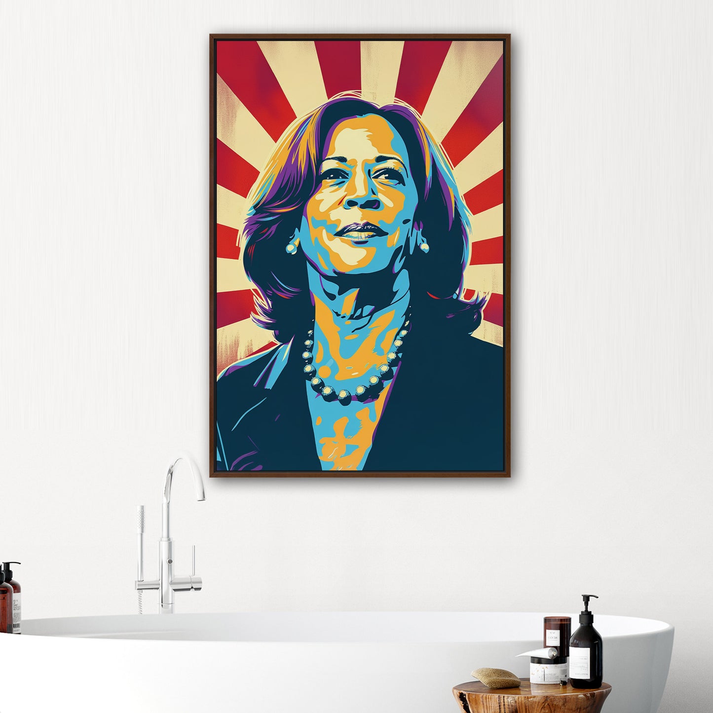 Kamala Harris - Regal Revolution in the Style of Obama Hope Poster