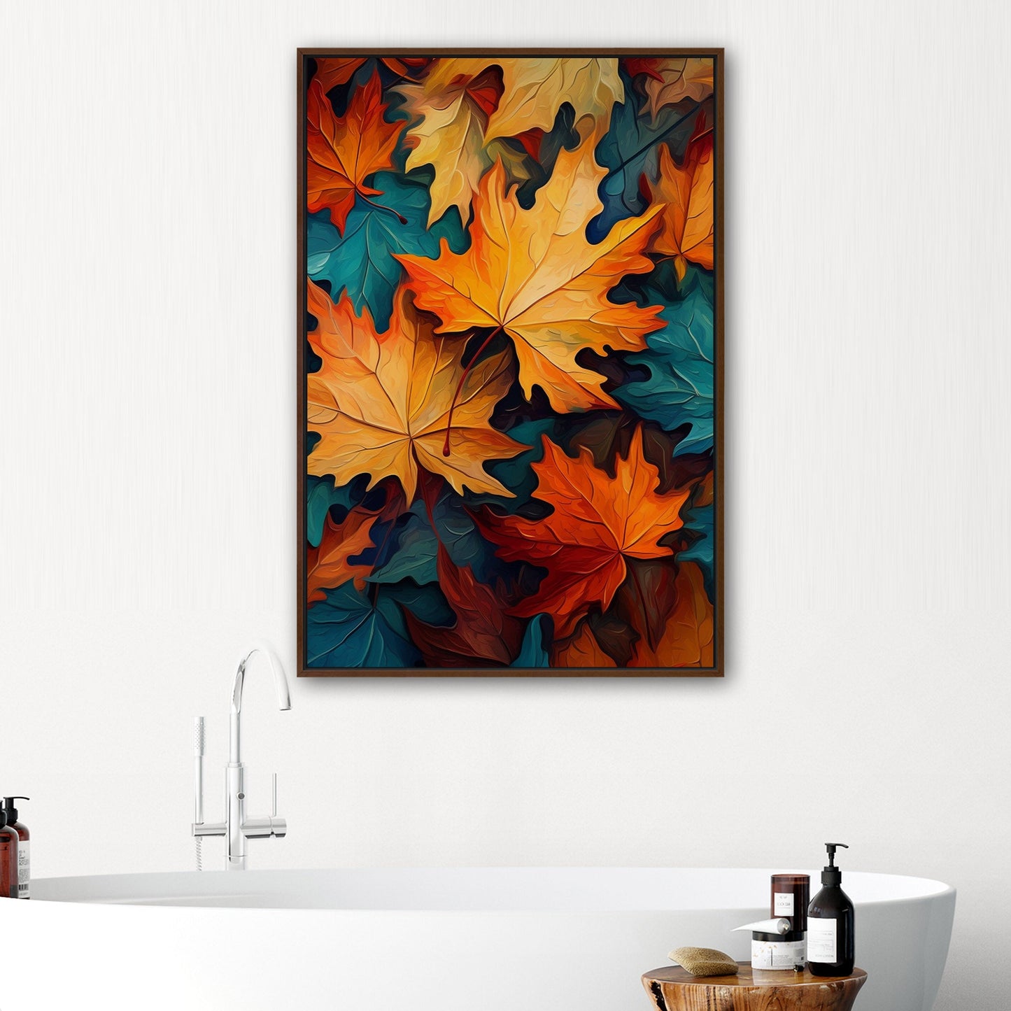 Painting of Autumn Leaves - Vivid Autumn Luminance