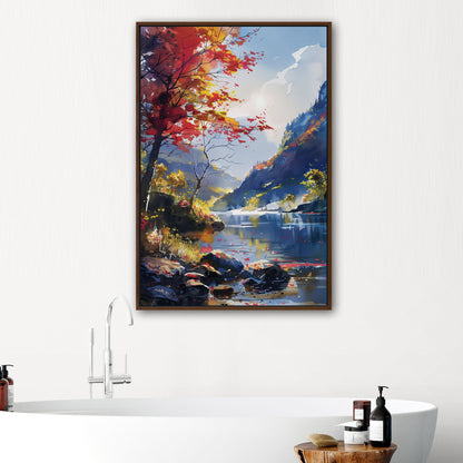 Vibrant landscape painting - Depth of Nature