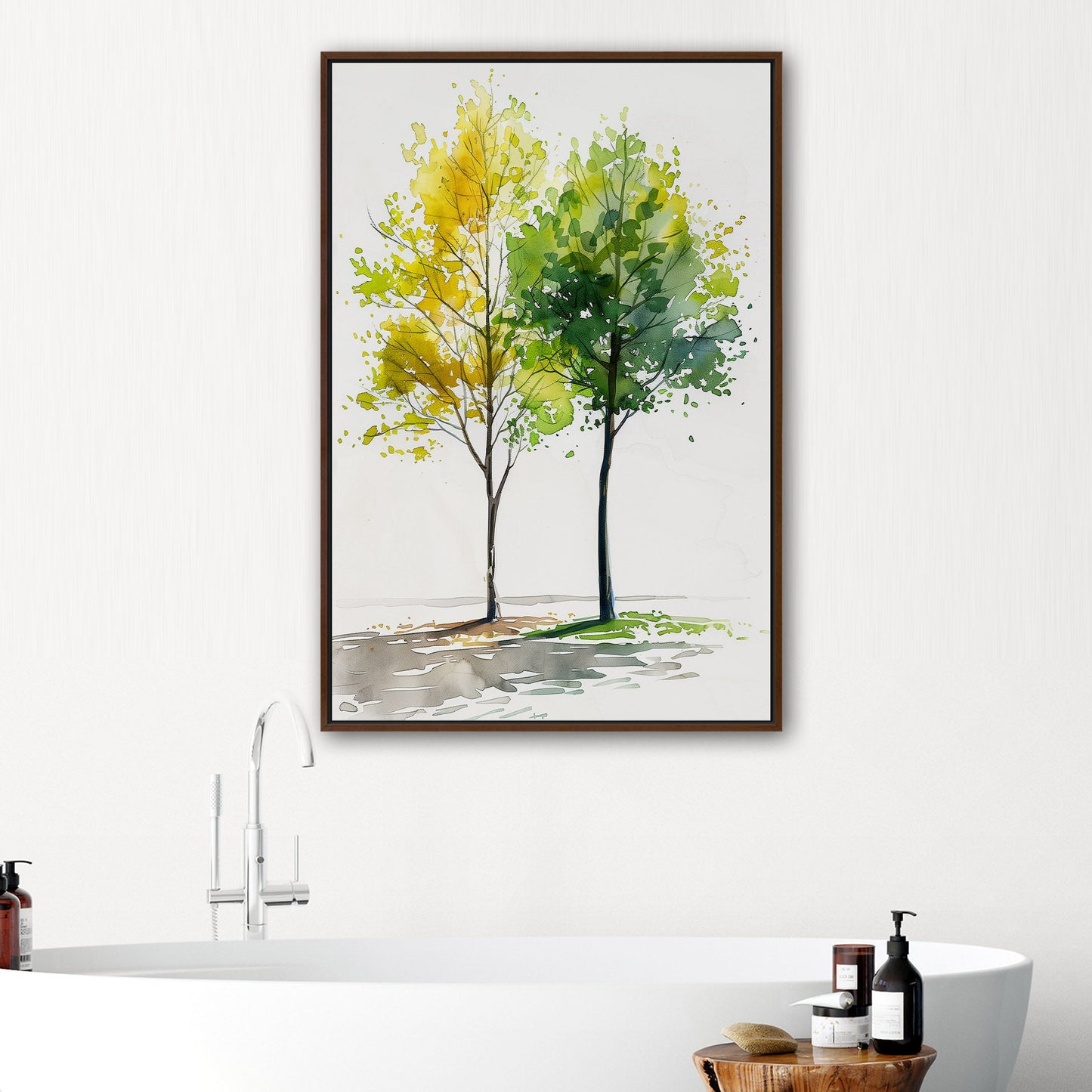 Vibrant Zen Trees