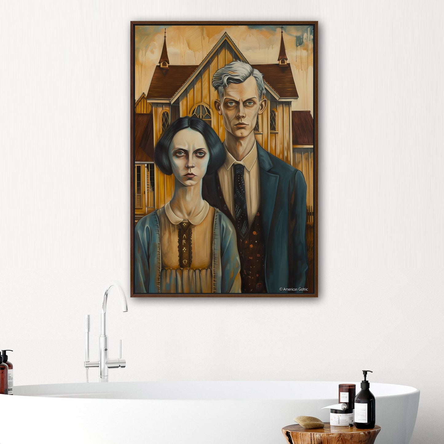 Contemporary reimagining of American Gothic - Ethereal Elegance