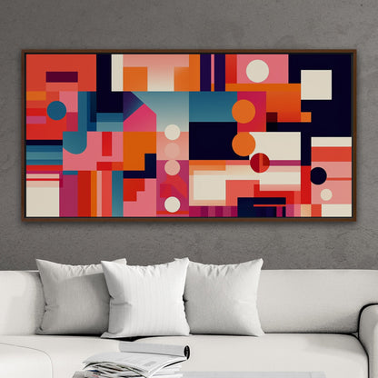 Geometric Abstract Painting - Vivid Visionary Vortex