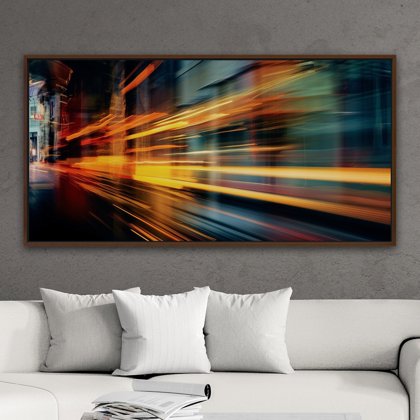 Dynamic motion blur of City Traffic - Enlivened Elegance