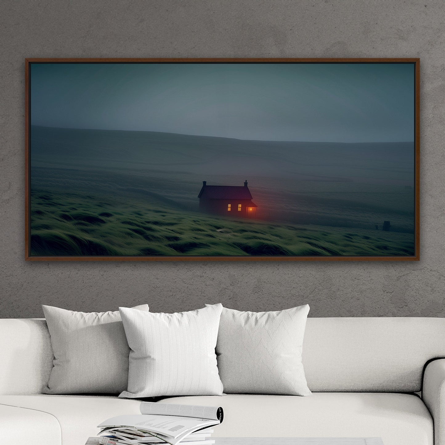 Brighten up your living room with a striking nocturnal scene - Enigmatic Glow