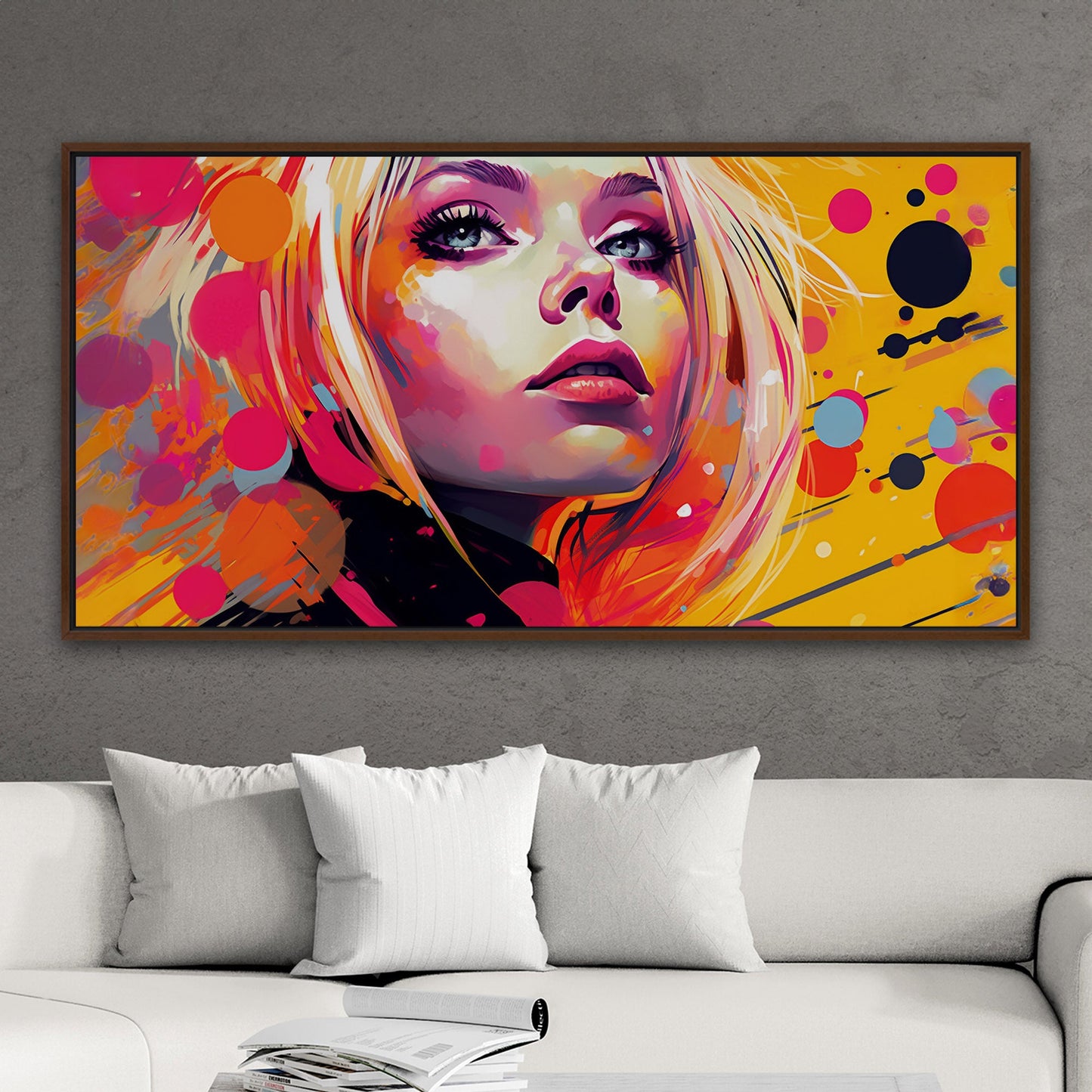 Bold, vibrant pop art - Dynamic Expressionism - Psychedelic Dream World