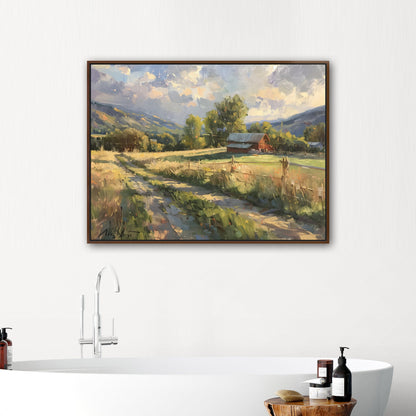 Landscape oil painting - Exquisite Elegance