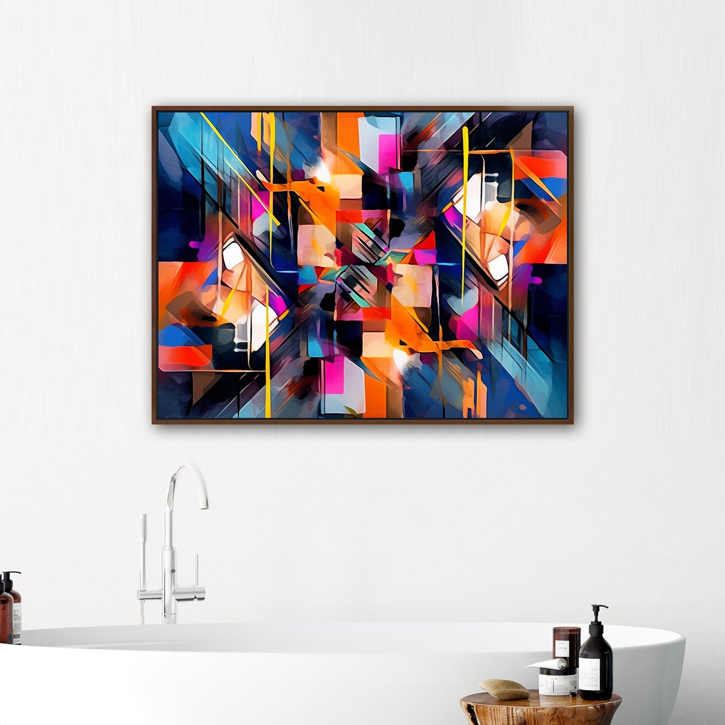 Bold abstract art piece - Vivid Spectrum