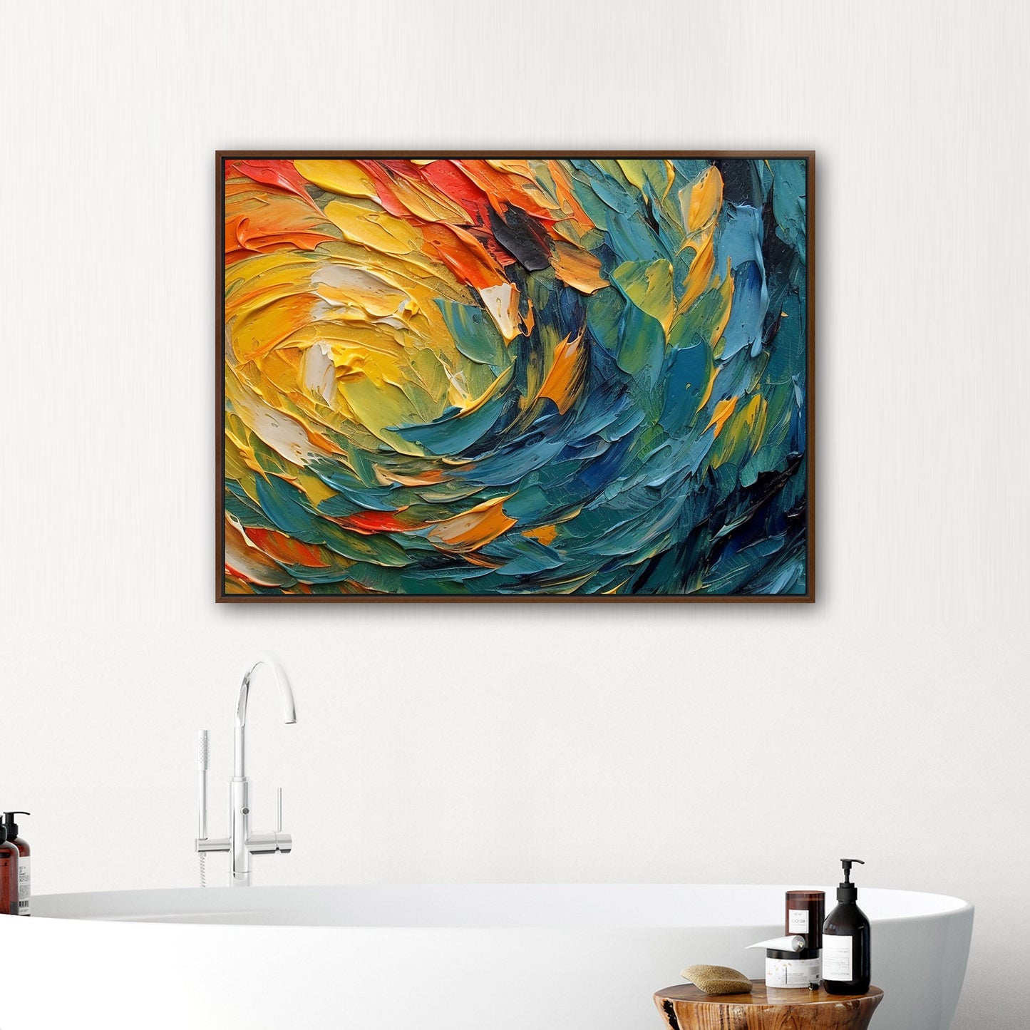 Artwork capturing essence of oil painting strokes - Whispering Echoes of Artistic Expression