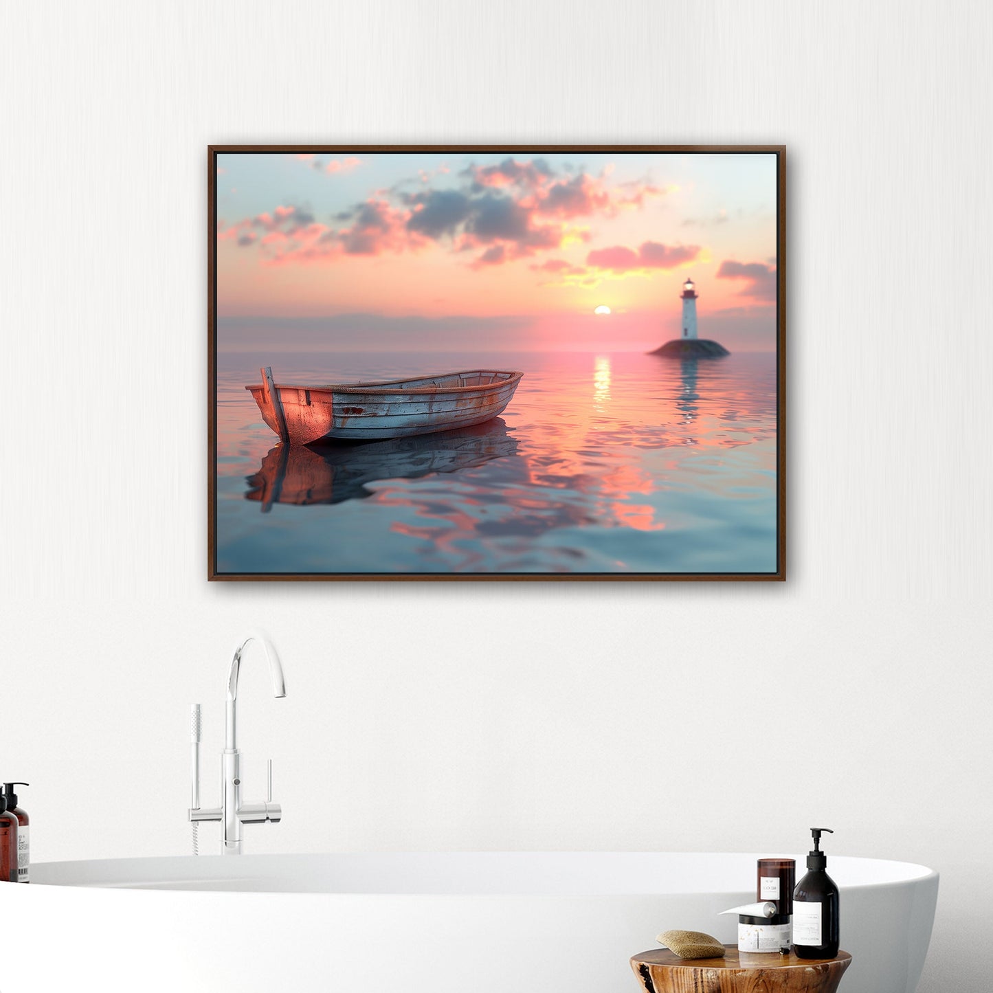 A mesmerizing digital masterpiece, evoking tranquil ocean serenity - Serene Seascape