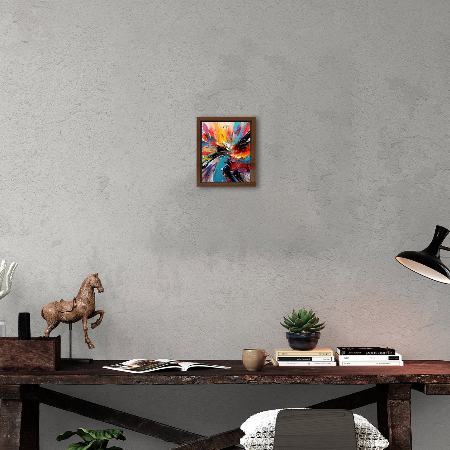 Immerse your space in dynamic, abstract art - Vivid Expression.